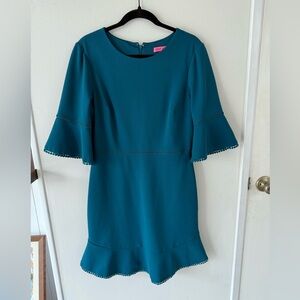 Betsey Johnson Teal Midi Dress